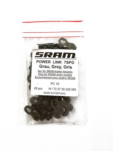 SRAM PowerLink Chain Connector - 7 Speed - Grey - PC10 - Picture 6 of 6