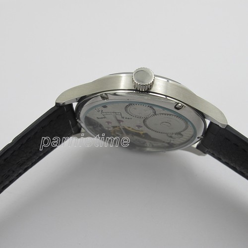 Orologio Ragazzo 44mm Parnis Piccolo Secondo a 6 Mani Movimento Carica Uomo Cassa Inox - Foto 20 di 24