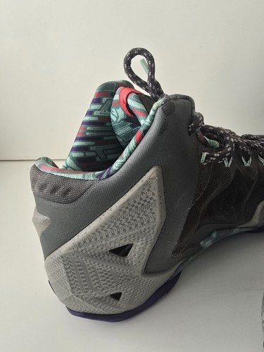 Nike LeBron 11 Terracotta Warrior 2013 616175-005 Uomo Taglia 10m1 - Foto 7 di 11