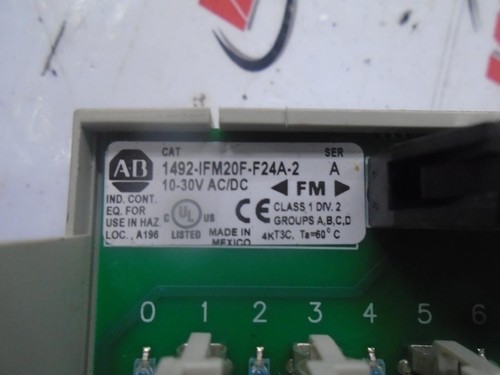 ALLEN BRADLEY Fusible Interface Module 1492-IFM20F-F24A-2 - Picture 2 of 2