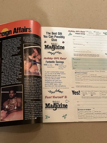 WWF Magazine ROWDY RODDY PIPER December/January 1985/86 (VG shape) - Picture 6 of 6