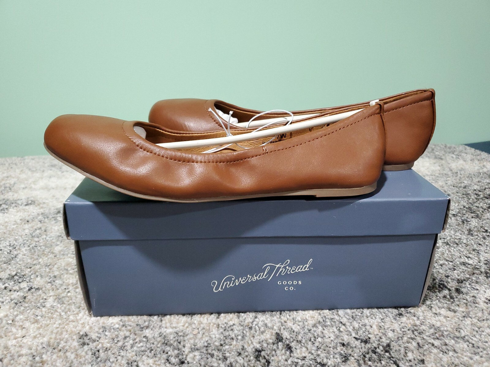 cognac flats womens