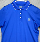 New ListingPeter Millar Shirt Womens Small Blue Golf Polo Upf 50 Short Sleeve Rugby Ladies