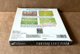 World Class Baseball TurboGrafx 16 TG16 NEC 1989 Complete in Box CIB