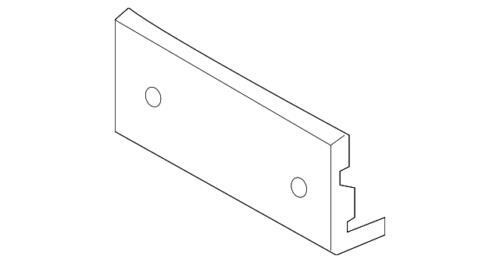 Soporte de matrícula para Hyundai (N/P 86519-J3500)