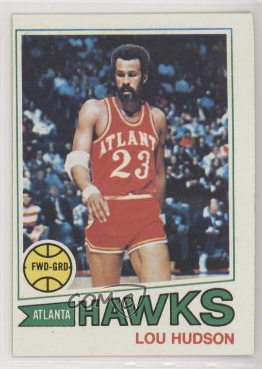 1977-78 Topps White Back Lou Hudson #85 HOF