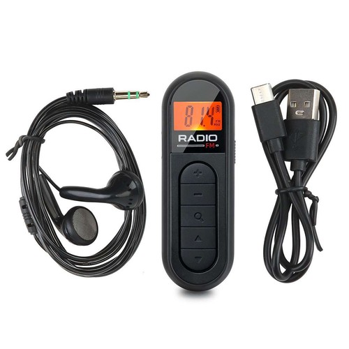 Mini Digital LCD Screen FM Radio Pocket Receiver Stereo Sound w/3.5MM Earphone - Picture 14 of 15