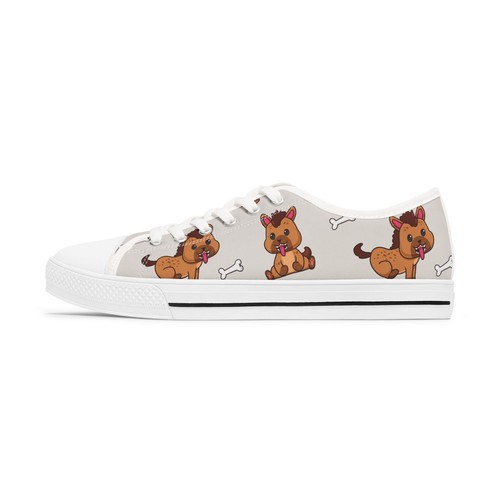 Hyena Women's Low Top Sneakers - Picture 3 of 5