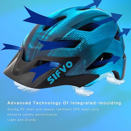 Kids Helmet, SIFVO Kids Bike Helmet Boys and Girls Bike Helmet with Cool Visor H - Picture 2 of 3