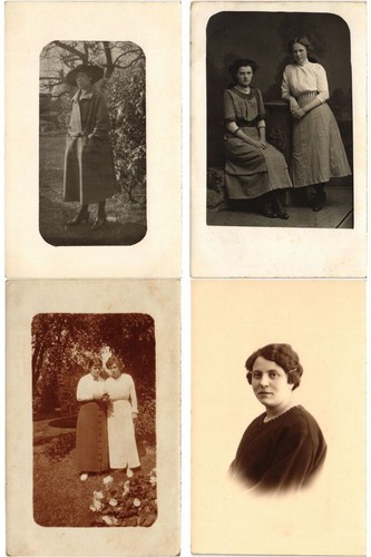 REAL PHOTOS MOSTLY PEOPLE PRE-1940 x140 Vintage Postcards (L3266) - Picture 13 of 24