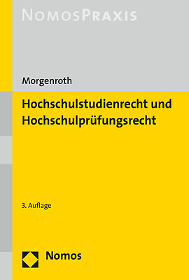 Carsten Morgenroth / Hochschulstudienrecht Und Hochschulprüfungsrecht