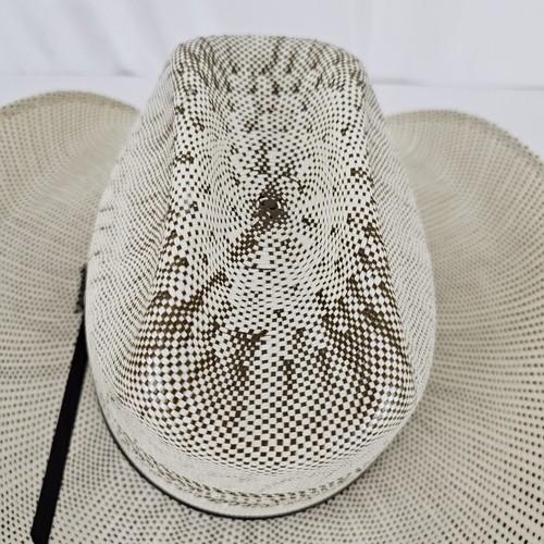 Twister Bangora Straw Cowboy Hat - Size 6 3/4 - Picture 8 of 11