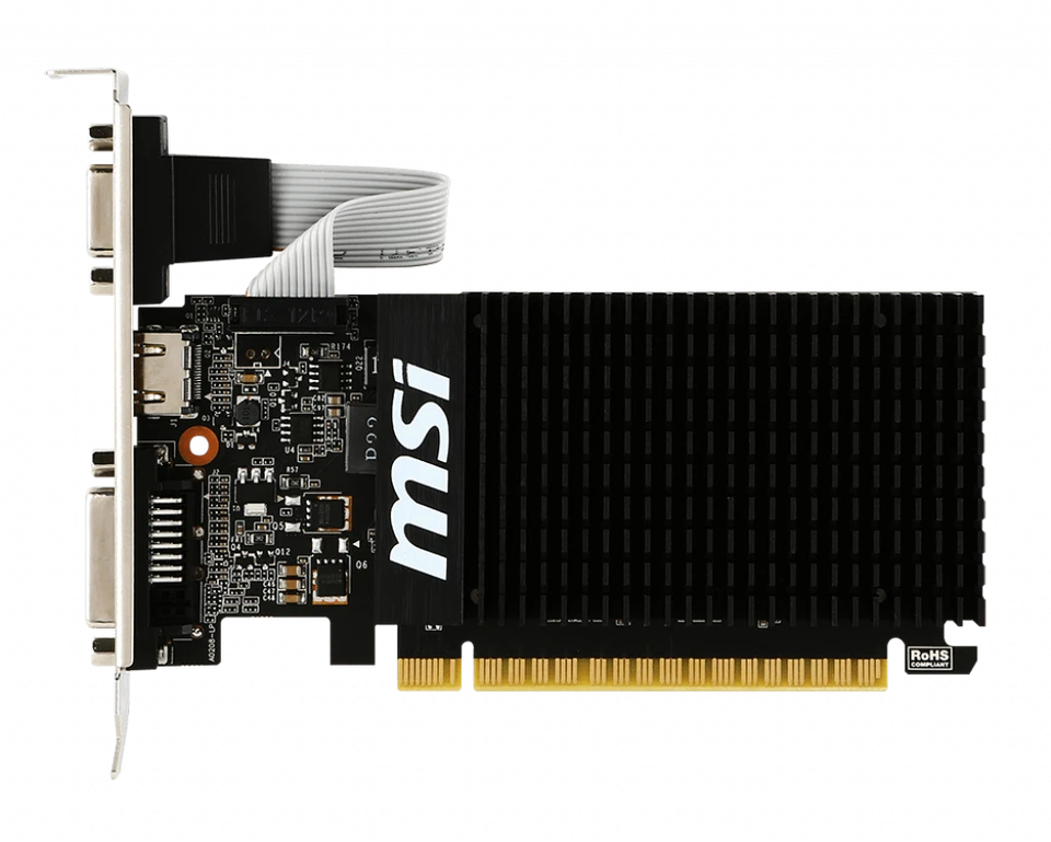 Nvidia geforce gt 710 2GB ddr3 scheda video grafica pci express pcie hdmi dvi pc - Immagine 4 di 4