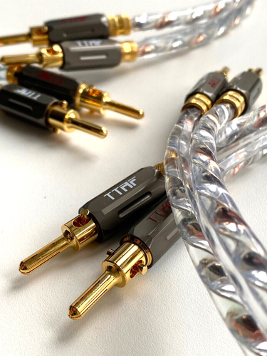 TTAF Speaker Cable Silver/Copper 2m Silber/OFC-Kupfer Hi-End Lautsprecherkabel - Bild 2 von 6