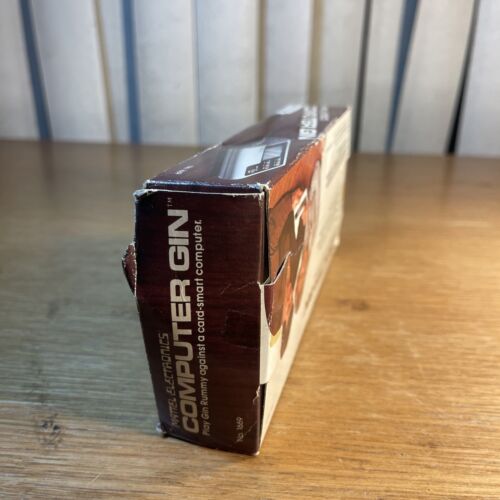 De colección 1979 Mattel Electronics Computer Gin Rummy Juego Portátil Nuevo de Lote Antiguo (NUEVO) - Imagen 3 de 20