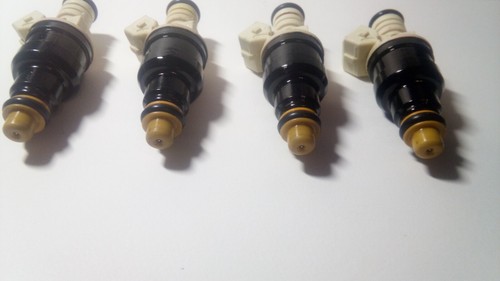 Juego de 4 inyectores VW 1.3 Golf II Jetta II Polo Bosch 0280150719 030906031A - Imagen 3 de 4