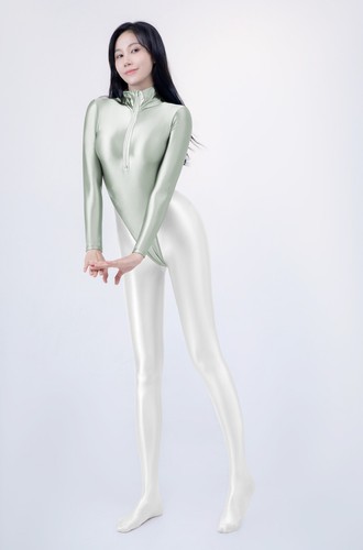 AMORESY Mujer Manga Larga Tanga Cremallera Traje de Baño T-back Leotardo Playa Body - Imagen 55 de 58