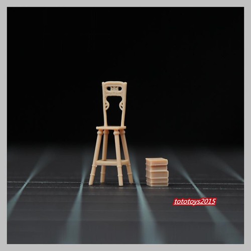 1/43 Book Girl Chair Scene Prop Miniatures Figures For Cars Vehicles Model Toy - Bild 5 von 5