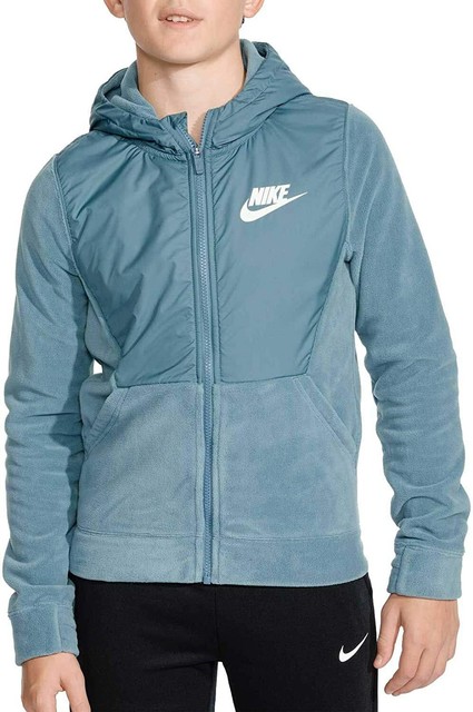 Youth Solid Full-Zip Polar Fleece Jacket for Children