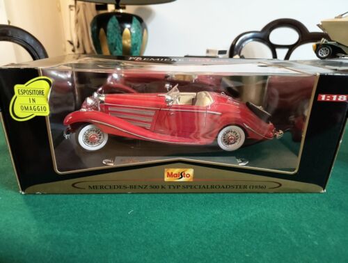 Maisto 1/18 Mercedes Benz 500k Typ Special Roadster 1936 - Foto 9 di 10