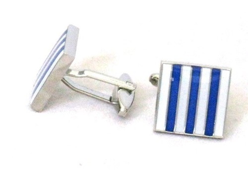 52128 NTH MELBOURNE KANGAROOS AFL MENS TEAM LOGO COLOUR BOX CUFF LINKS CUFFLINKS - Picture 3 of 4