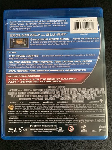 Harry Potter and the Deathly Hallows Part 1 Blu-ray + DVD Combo Slipcover - Picture 6 of 8