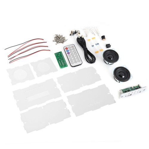 Sound Control Waterflow Light+BT Speaker+40Hz Speaker DIY BT Speaker Box Kit DB - Zdjęcie 11 z 12