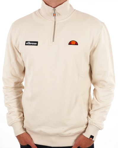 Ellesse Pelegrini 1/4 Zip Sweat Stone - Picture 3 of 4