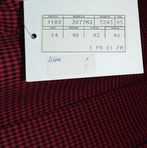 Vintage Maman® Red & Black Checkered Light Dress Made in Italy '80s Sizes 10-12 - Picture 10 of 12