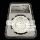 2023 P Morgan Silver Dollar Uncirculated NGC Graded MS69 .999 Silver .859 Oz