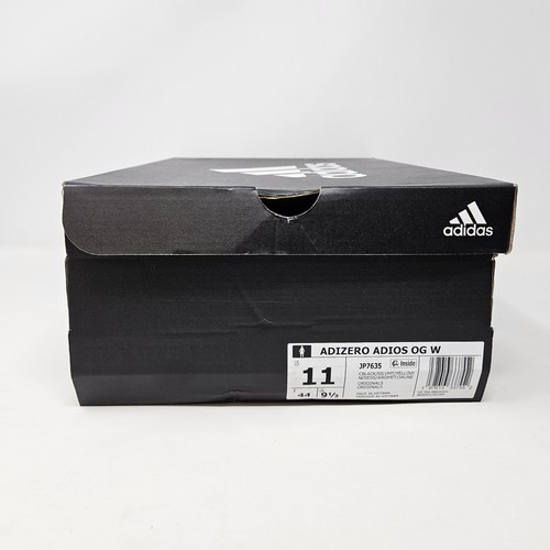 Adidas Adizero Adios OG 'Core Black / Yellow' / JP7635 / Women's Size 11 - Picture 5 of 5