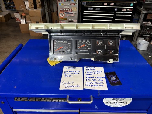 1980-1986 81-86 Only. Rebuilt Ford F100 F-150-350/Bronco Instrument Cluster #300