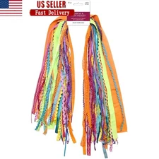 Rainbow Satin Ribbon Assortment 30 Yards Craft Gift Bows Decorative Trims New