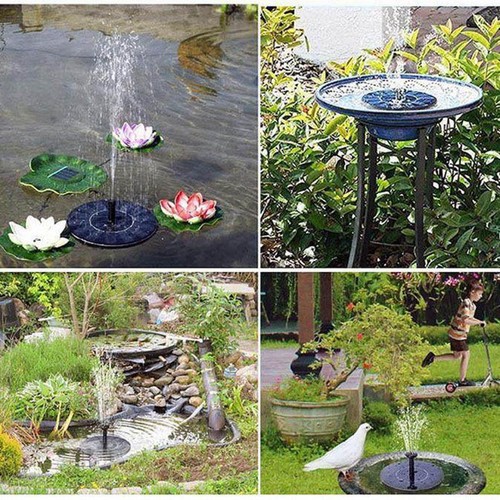 Mini Solar Brunnen Pumpe Solar Panel Wasserpumpe Teich Miniatur Schwimmende - Bild 7 von 7