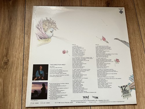 Kazu Matsui Featuring Carlos Rios - The Direction-West (LP, Album) - Imagen 3 de 7