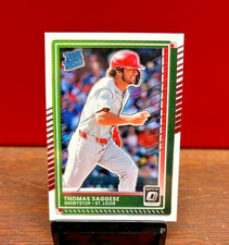 2025 Panini Donruss Optic Thomas Saggese #30 Rated Rookie