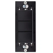 CONTROL 4 KPZ-3B1-B WIRELESS KEYPAD SWITCH, 3-BUTTON, BLACK