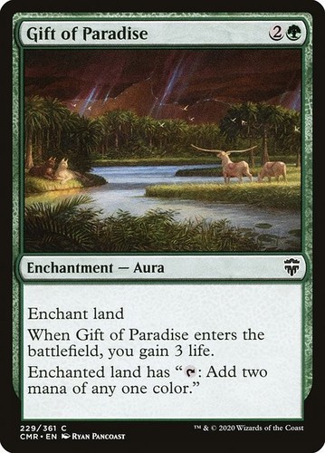Gift of Paradise - Commander Legends - Magic The Gathering Cards - MTG Green LP - Picture 1 of 1
