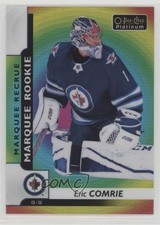 2017-18 O-Pee-Chee Platinum Rainbow Color Wheel Eric Comrie #196 Rookie RC
