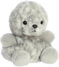 Aurora Adorable Palm Pals Marina Harbor Seal Stuffed Animal - Pocket-Sized...