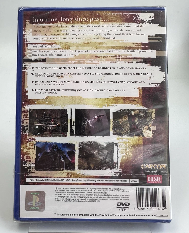 PS2 Devil May Cry 2, New And Factory Sealed - Image 2 of 4
