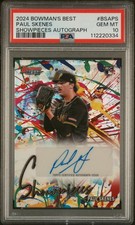 Paul Skenes Auto 2024 Bowman's Best Showpieces RC Pirates BSA-PS RC SP/99 psa 10