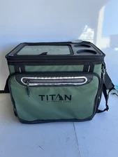 Titan by Arctic Zone 40 Can Collapsible Tabletop Cooler Deep Freeze Green