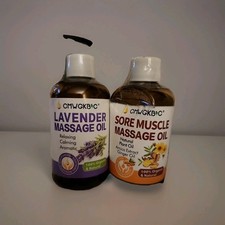Arnica Ginger  Lavender Massage Oil 100 Natural 200mL Ea. Free Ship 