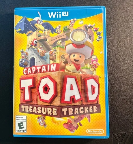 Captain Toad: Treasure Tracker - Nintendo Wii U - Case & Game Disc (No Insert)