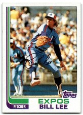 1982 Topps Bill Lee Montreal Expos #323