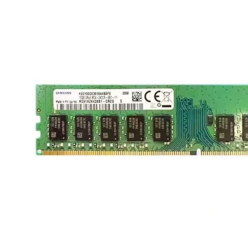 Samsung 16GB DDR4 2400MHz PC4-19200 2RX8 ECC UDIMM Memory Ram M391A2K43BB1-CRC - Picture 2 of 4
