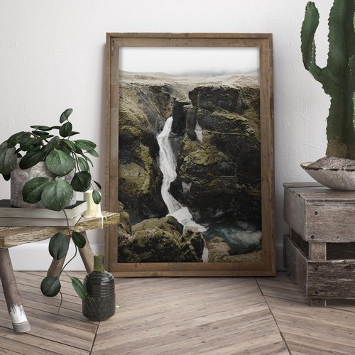Rustikaler 12x18 Bilderrahmen Altholz Barnwood Fotorahmen mit 12x18 1P - Bild 7 von 9