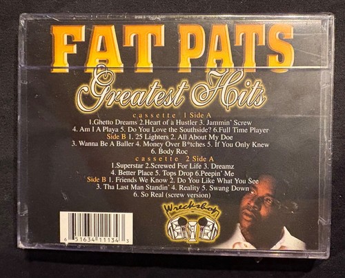SEALED --- Fat Pat - Greatest Hits 2xCassette --- GANGSTA/RAP/G-FUNK TX - Picture 2 of 4