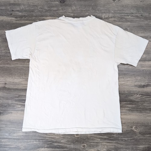 Vtg Northern Exposure T-Shirt Mens L White 1991 Hanes Tag Moose Distressed - Picture 3 of 13